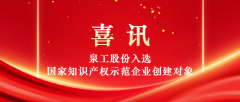 国家级认可：泉工股份入选国家知识产权示范企业创建对象